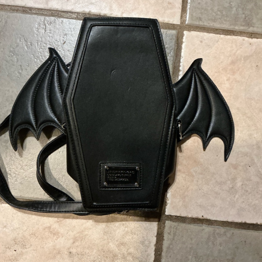 ROMWE Gothic Black Coffin Backpack
